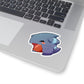 Gible Poke Kiss-Cut Stickers