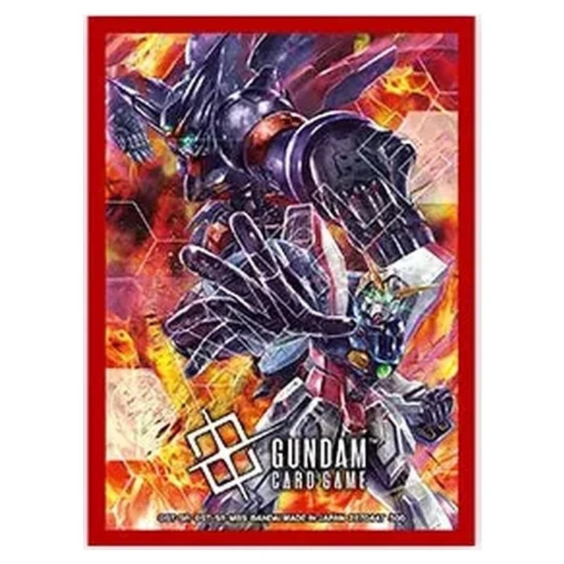 Bandai Gundam Card Game Official Card Sleeves 02 – Shining Gundam VS Master Gundam – 70 Sleeves