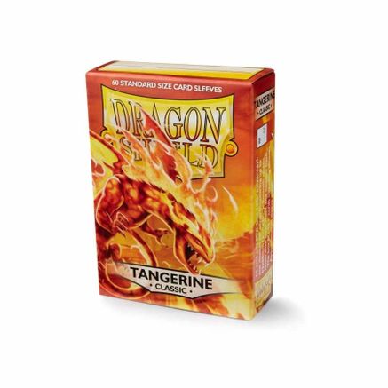 ARCANE TINMEN: Dragon Shield Classic Standard Sleeves - Tangerine (60-Pack)