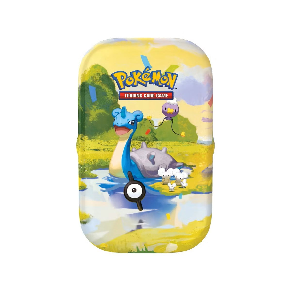 Pokémon: 30th Anniversary Celebration Mini Tin - Lapras & Drifloon (1 Sticker, 1 Illustrated Card and 2 Upgrade Envelopes)