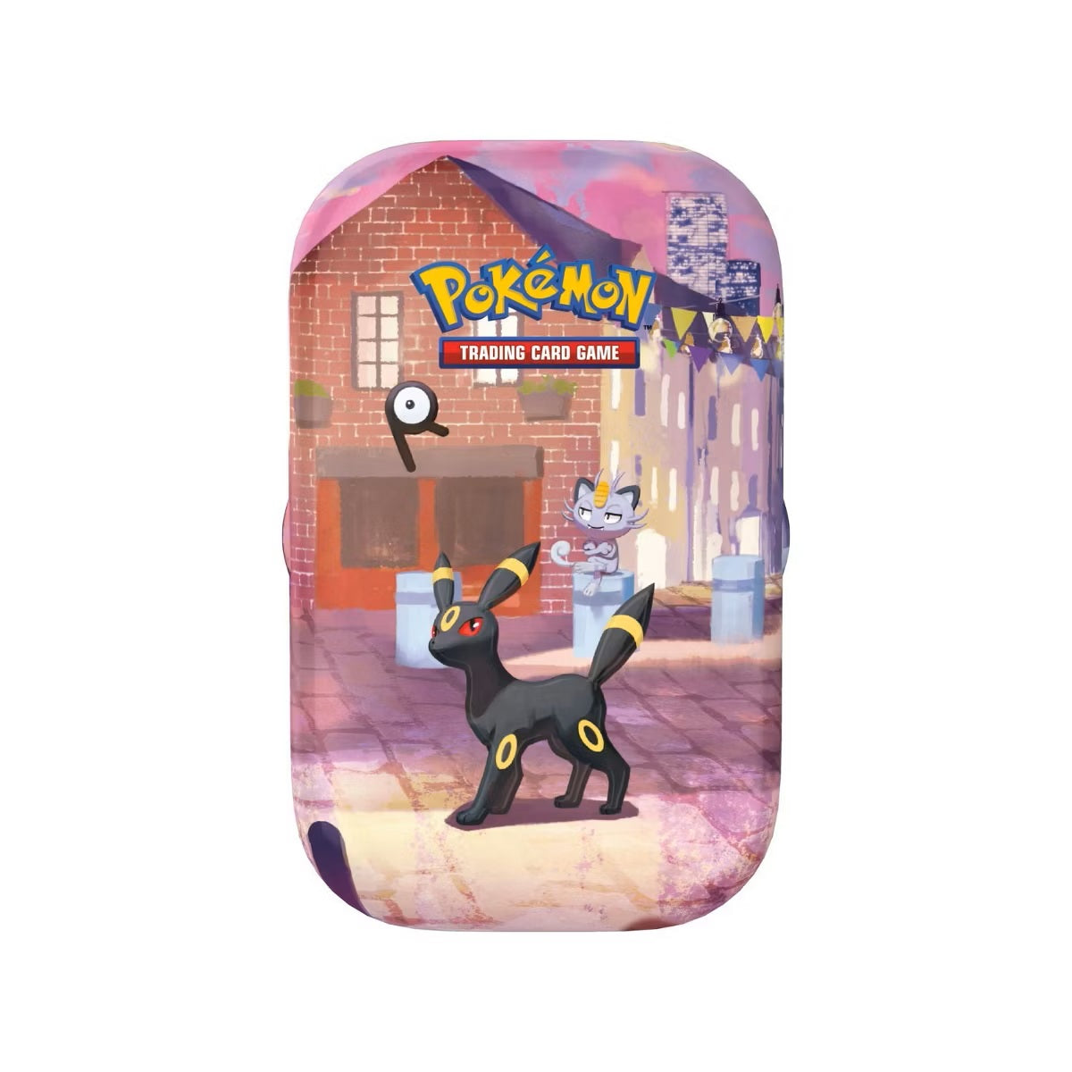 Pokémon: 30th Anniversary Celebration Mini Tin - Umbreon & Alolan Meowth (1 Sticker, 1 Illustrated Card and 2 Upgrade Envelopes)