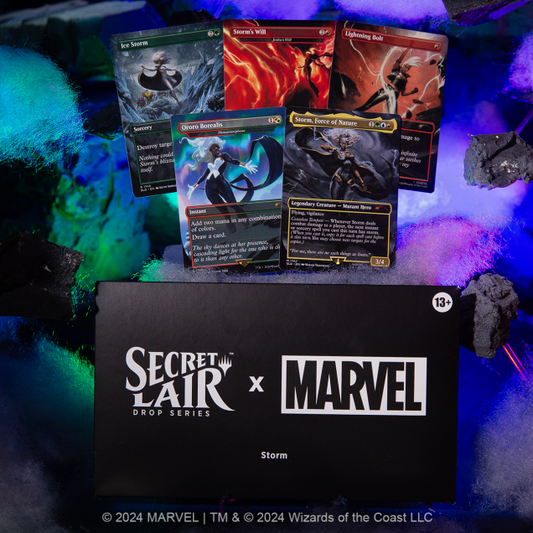 Magic the Gathering Secret Lair x Marvel's Storm - Rainbow Foil Edition