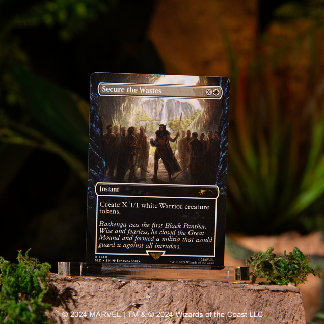 Magic the Gathering Secret Lair x Marvel's Black Panther - Rainbow Foil Edition