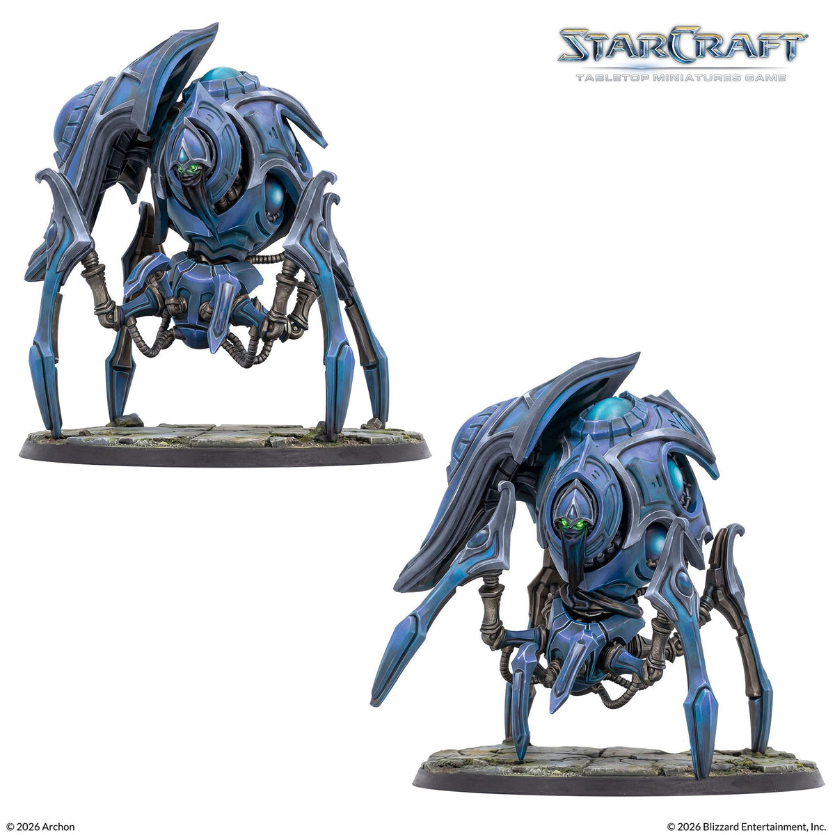 Archon Studio StarCraft: The Miniatures Game – Protoss Stalker Expansion Set – 2 Unpainted Miniatures