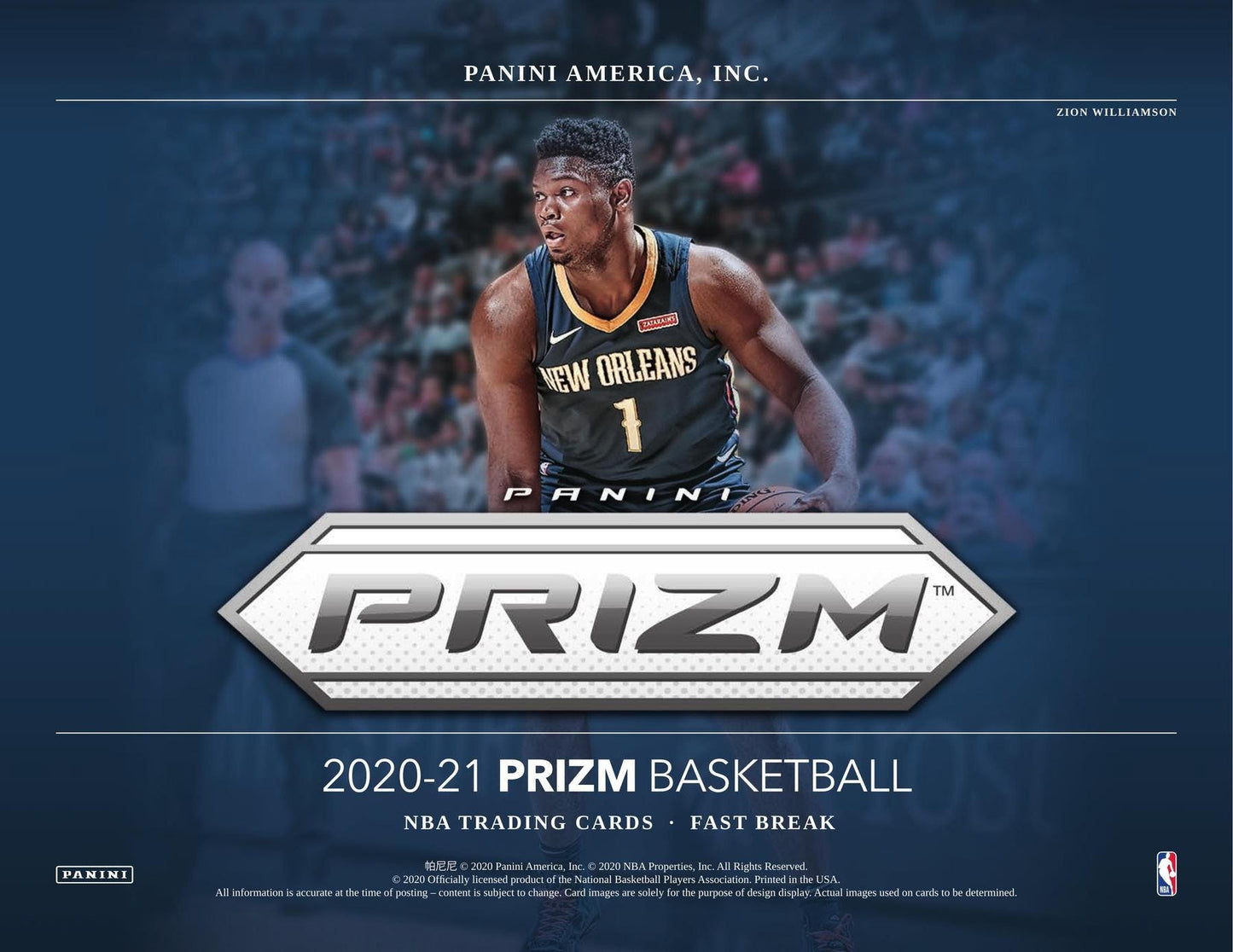 2020/21 Panini Prizm Basketball Fast Break Box