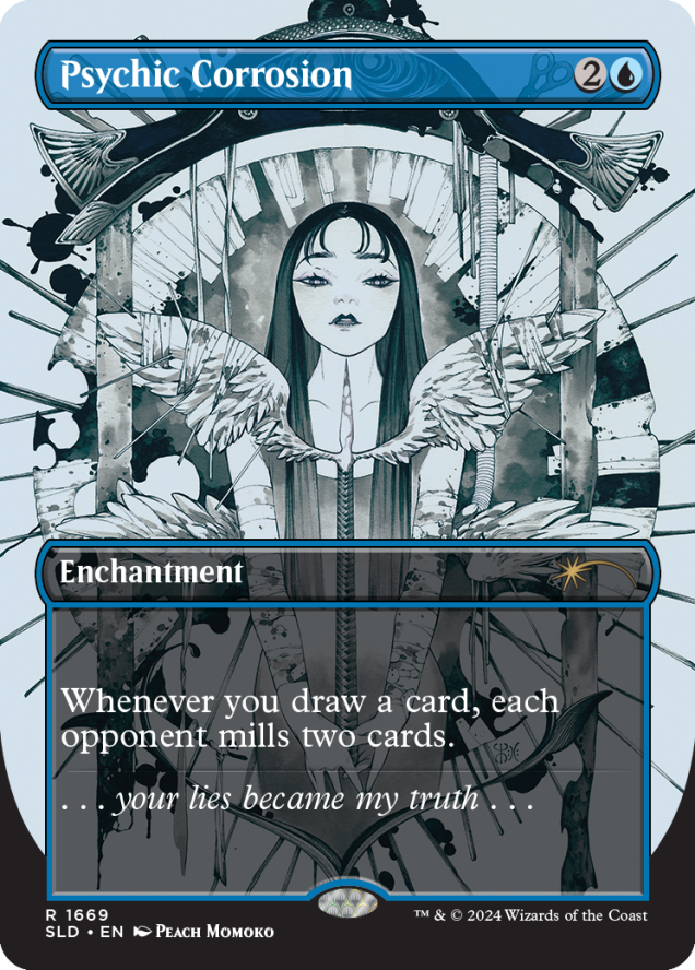 Magic the Gathering Secret Lair Featuring: Peach Momoko Foil Edition