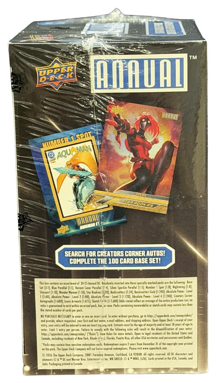 2024/25 Upper Deck DC Annual Blaster Box