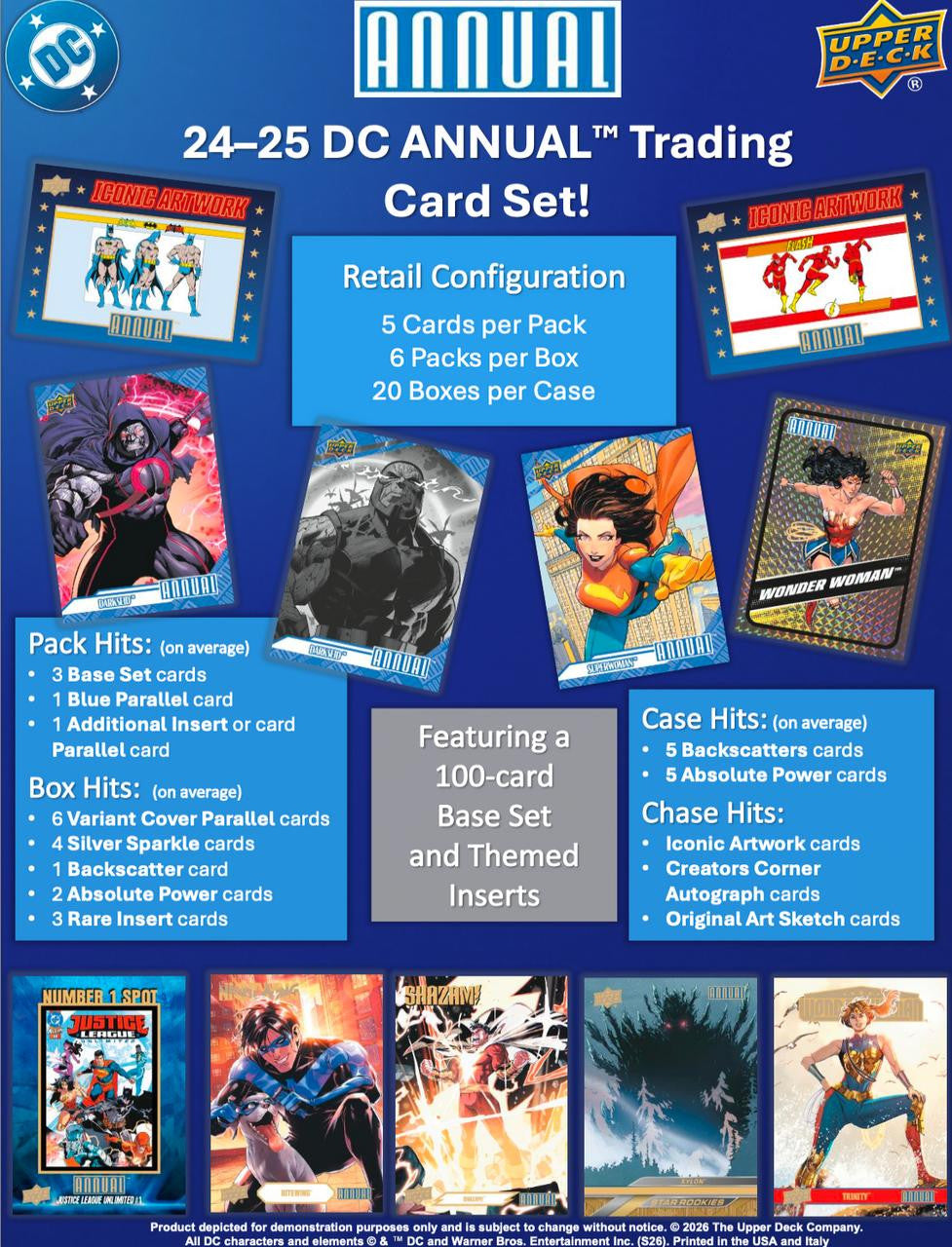 2024/25 Upper Deck DC Annual Blaster Box