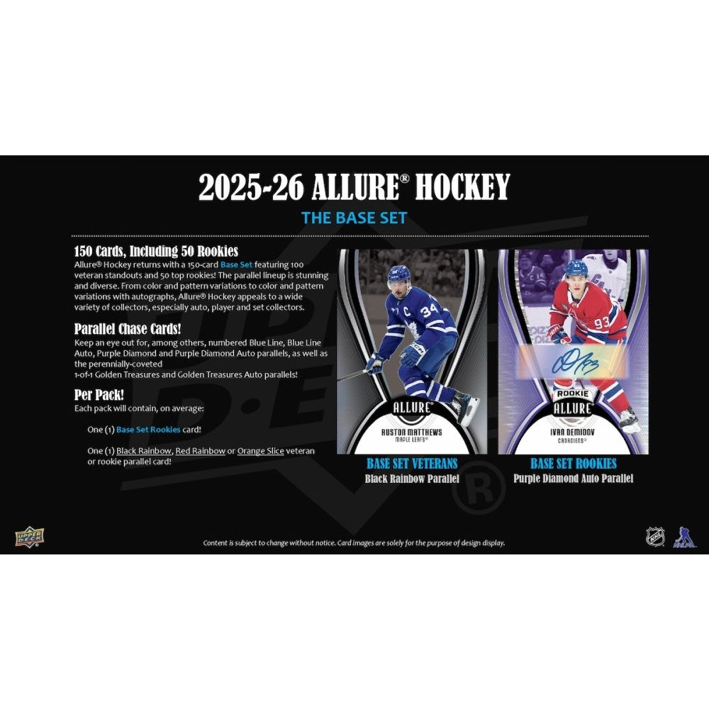 2025-26 Upper Deck Allure Hockey Hobby Box