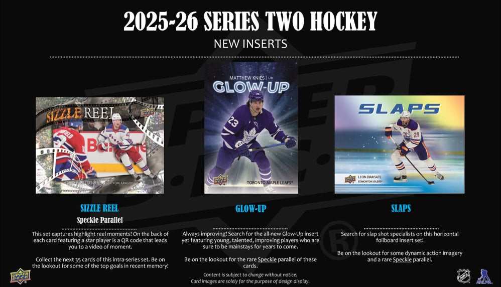 Upper Deck 2025-26 NHL Series Two Hockey Tin Box