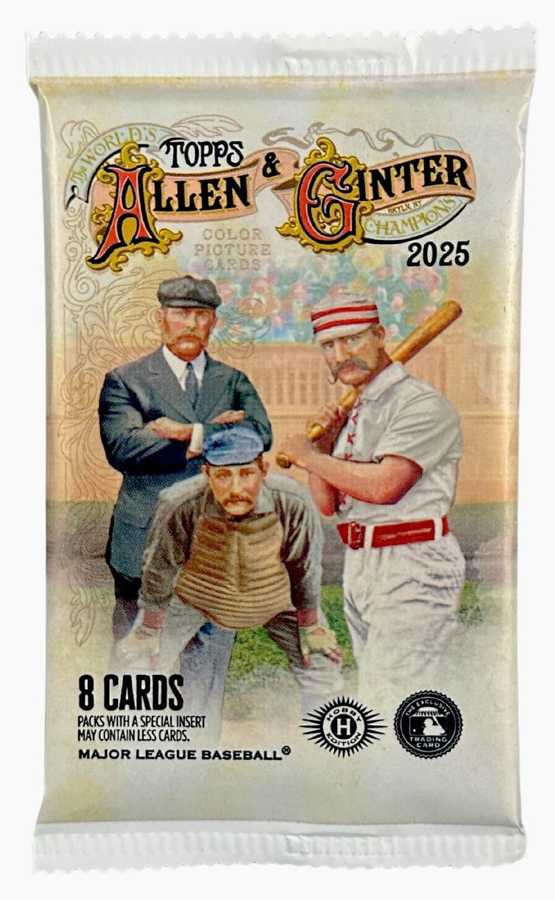2025 Topps Allen & Ginter Baseball Hobby Booster Pack Lot - 3 Packs