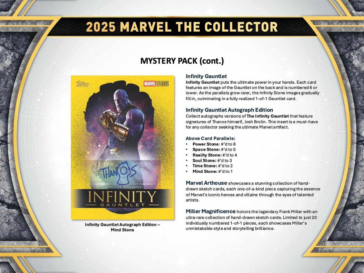 Topps 2025 Marvel The Collector Hobby Box