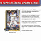 MLB 2025 Topps Baseball Update Series Trading Card HOBBY JUMBO Box