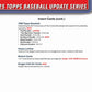 MLB 2025 Topps Baseball Update Series Trading Card HOBBY JUMBO Box