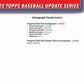 MLB 2025 Topps Baseball Update Series Trading Card HOBBY JUMBO Box