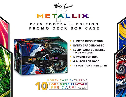Wild Card 2025 Metallix Football Promo Box