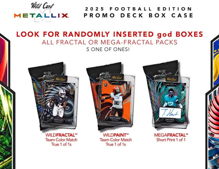 Wild Card 2025 Metallix Football Promo Box