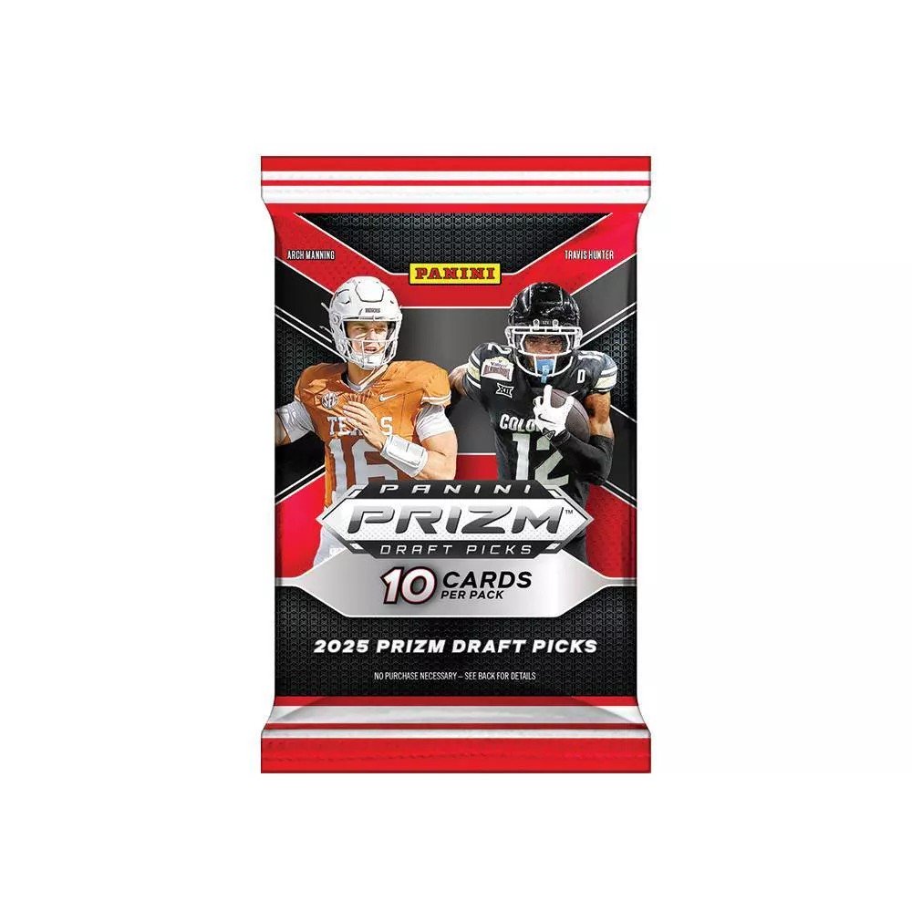 2025 Panini NFL Prizm Draft Picks Football Trading Card Mega Box