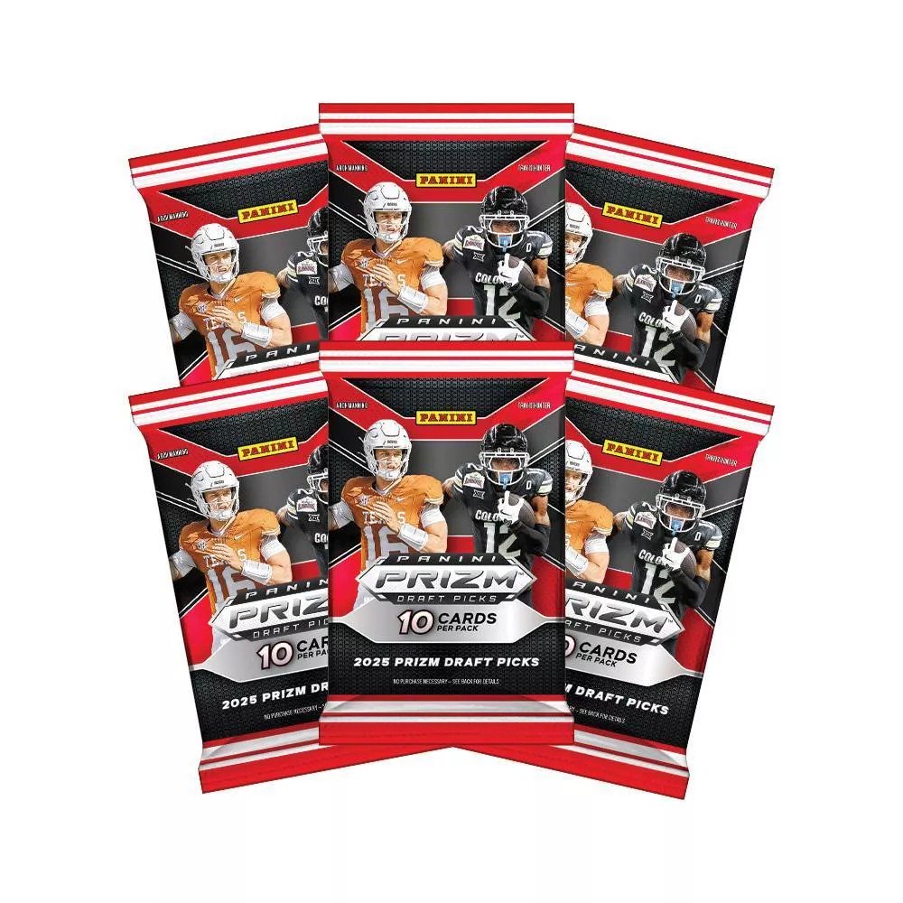 2025 Panini NFL Prizm Draft Picks Football Trading Card Mega Box