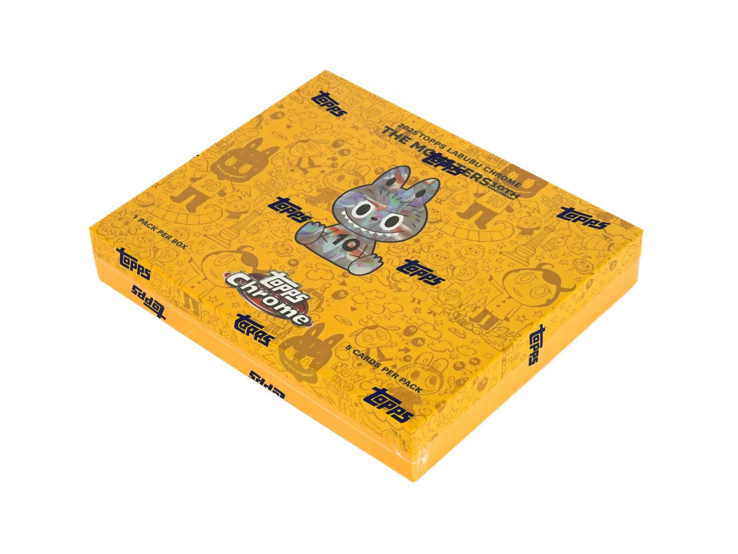 Topps 2025 Chrome Labubu The Monsters 10th Anniversary Hobby Box