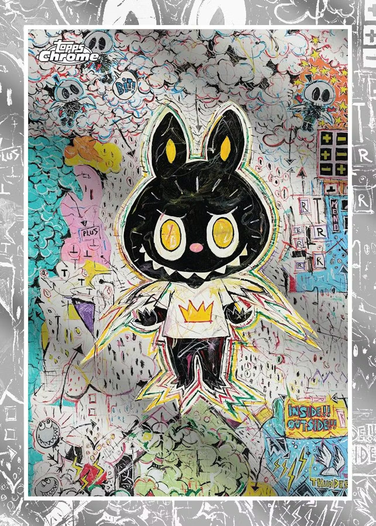 Topps 2025 Chrome Labubu The Monsters 10th Anniversary Hobby Box