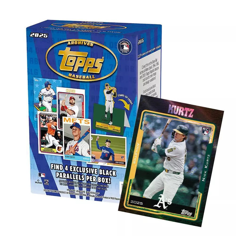 Topps 2025 MLB Archives Baseball Trading Card Value Blaster Box