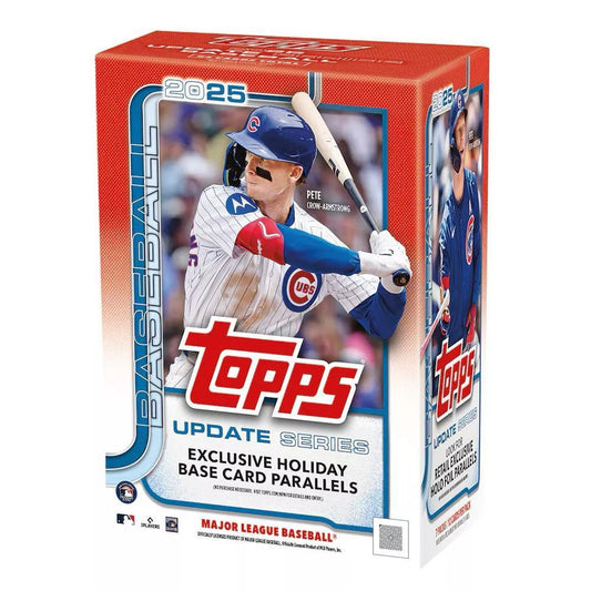 Topps 2025 MLB Update Series Baseball Trading Card Blaster Box (Exclusive Holiday Parallels)