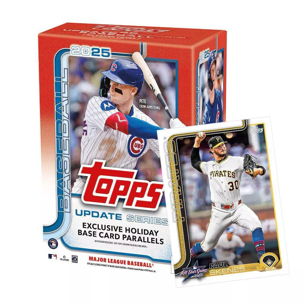 Topps 2025 MLB Update Series Baseball Trading Card Blaster Box (Exclusive Holiday Parallels)