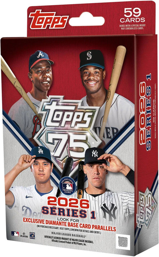 2026 Topps MLB Baseball Series 1 Hanger Box