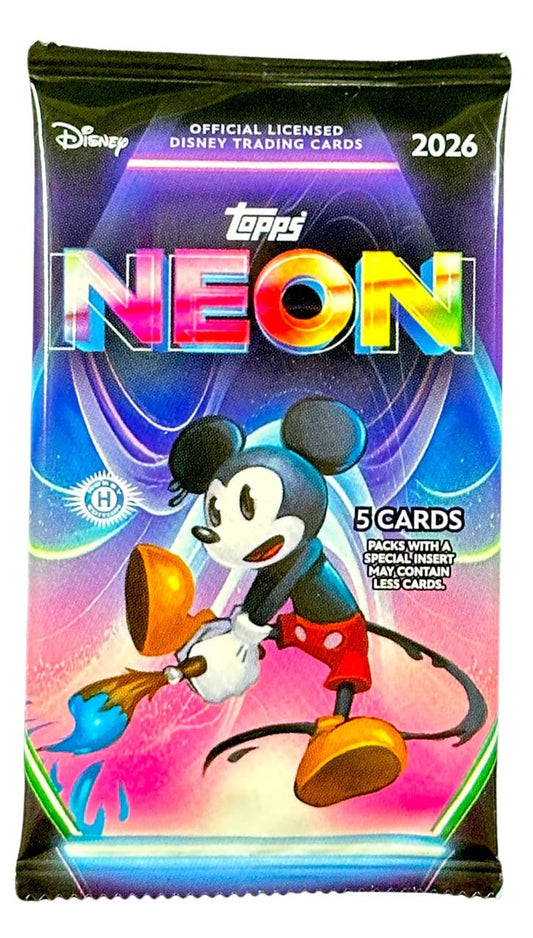 2026 Topps Disney Neon Hobby Booster Pack