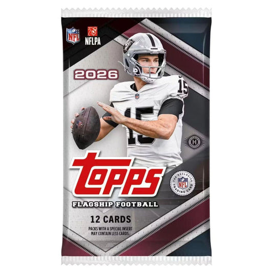 2026 Topps NFL Flagship Football - Factory Sealed - Value Pack