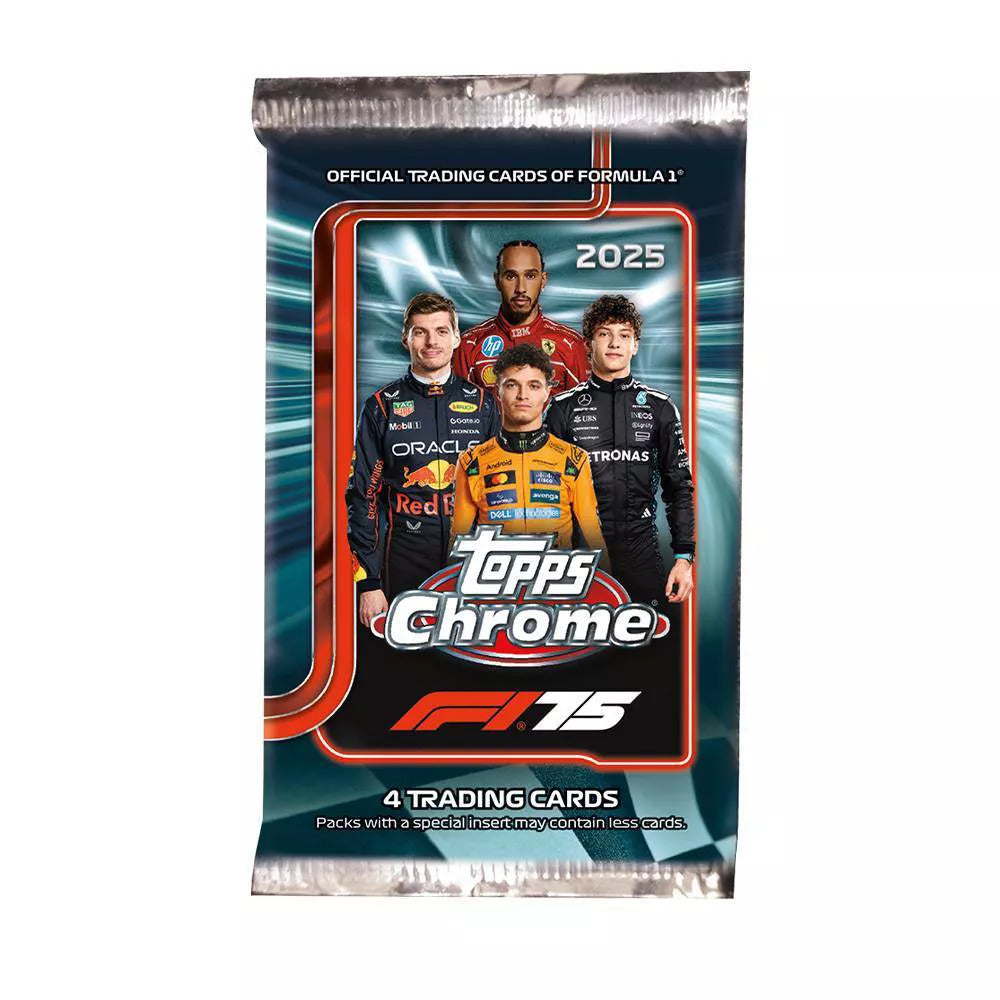 2025 Topps Chrome Formula 1 Premium Trading Card Value Blaster Box