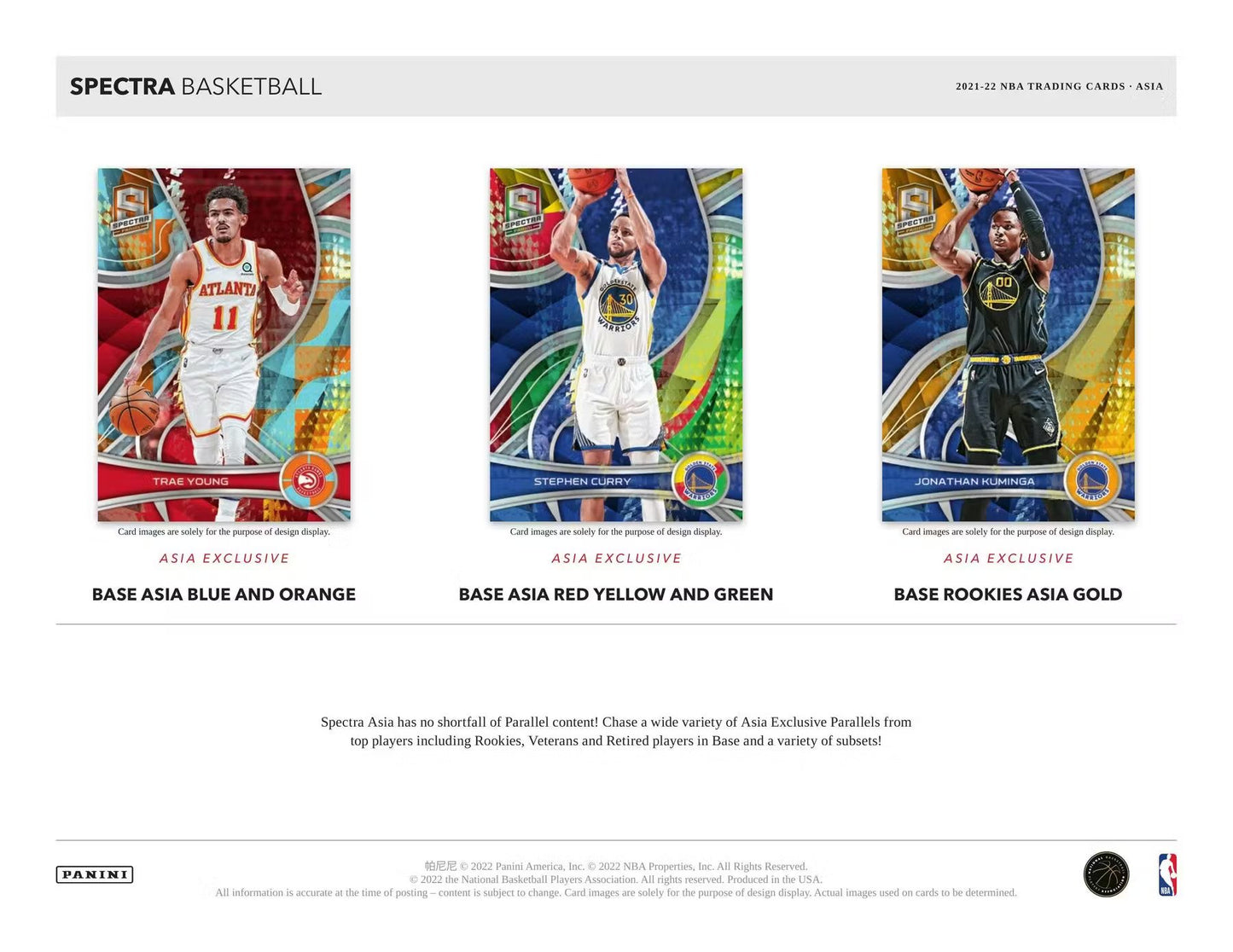 2021-22 Panini Spectra Basketball Asia Tmall Box