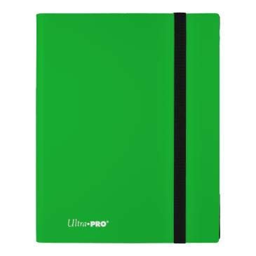 Ultra Pro Lime Green Ultra Pro 9 Pocket Eclipse Pro Binder Soft Plastic Card Storage Binder Portfolio Album