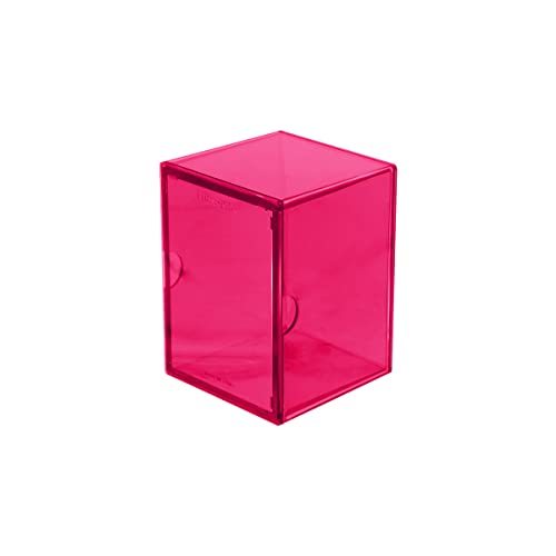 Ultra Pro Eclipse 2-Piece Deck Box: Hot Pink - For Pokemon game, MTG, Baseball, Basketball, Football card and other Trading Cards or Board Games storage