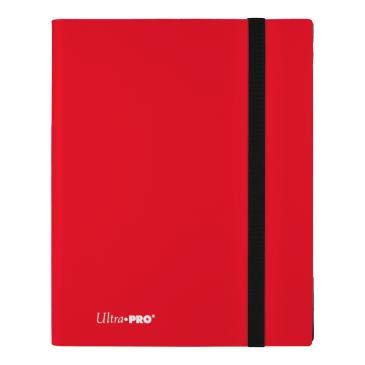 Apple Red Ultra Pro 9 Pocket Eclipse Pro Binder Soft Plastic Card Storage Binder Portfolio Album