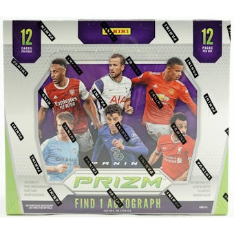 2020/21 Panini Prizm English Premier League Soccer Hobby 12 Box Case