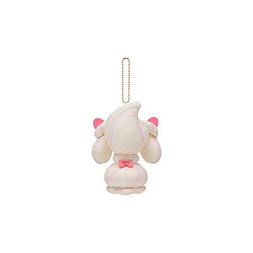 Pokemon Center Alcremie Mawhip A La Mode Vanilla White 6 Inch Keychain Plush