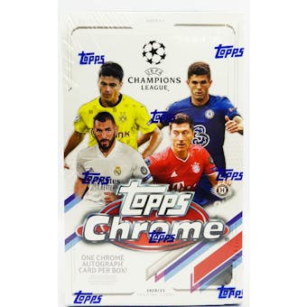 2020/21 Topps UEFA Champions League Chrome Soccer Hobby Box