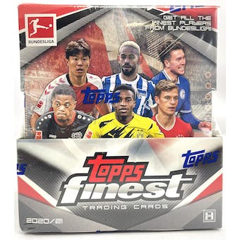 2020/21 Topps Finest Bundesliga Soccer Hobby Box