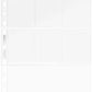 Ultimate Guard 9 Pocket Binder Pages - Clear (100 Pages)