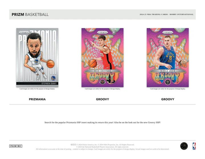Panini 2024-25 Prizm NBA Basketball International Hobby Box