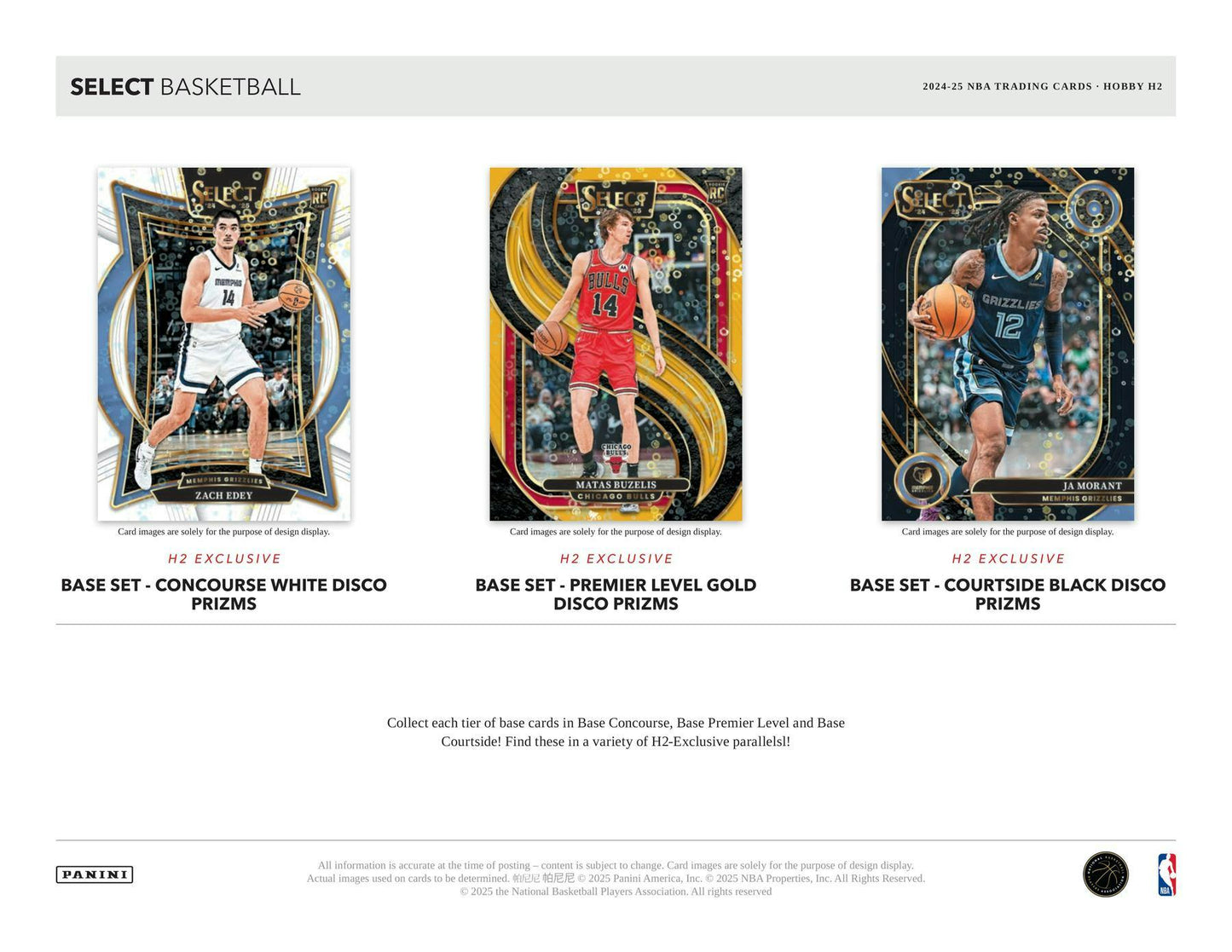 Panini 2024-25 Select Basketball H2 Hobby Box