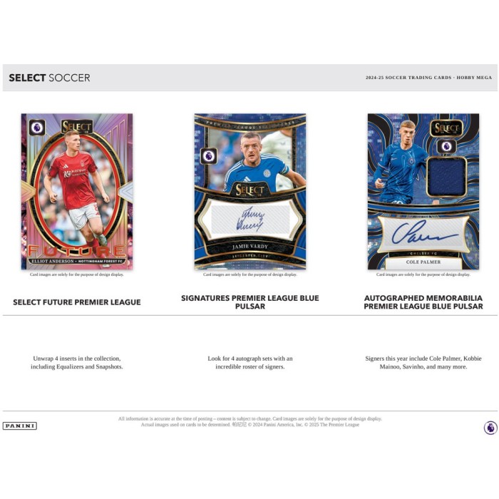 Panini 2024-25 Select Premier League EPL Soccer Hobby Mega Box