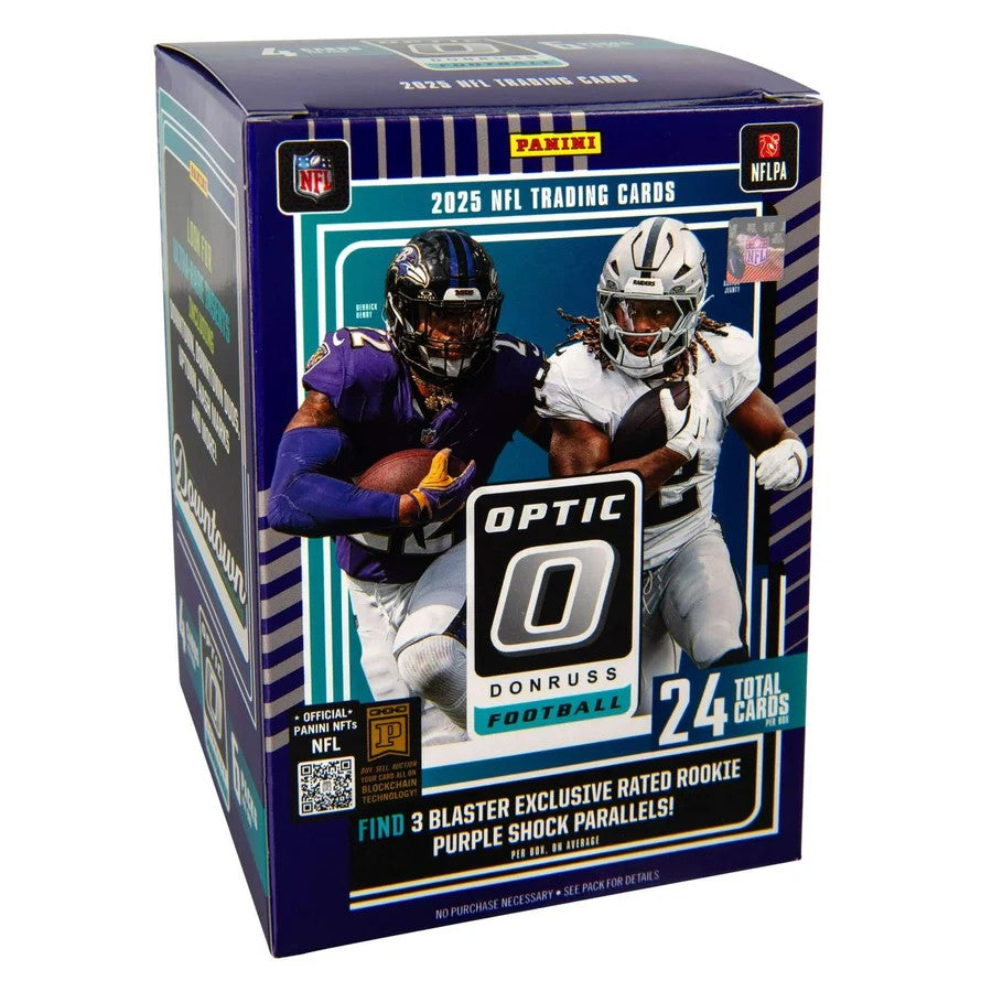 2025 Panini Donruss Optic Football Blaster Box (Purple Shock)