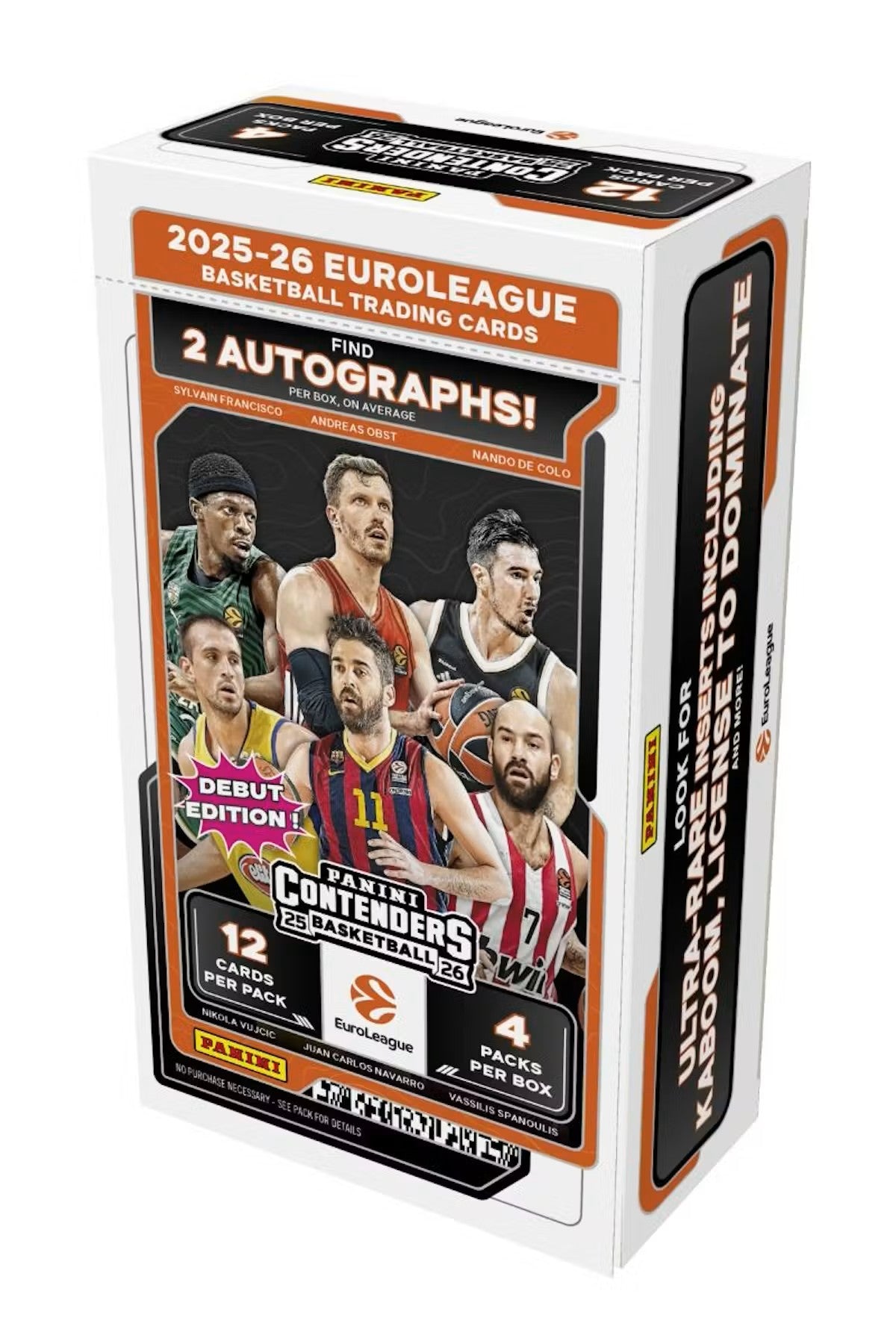 2025-26 Panini Contenders EuroLeague Basketball Hobby Box