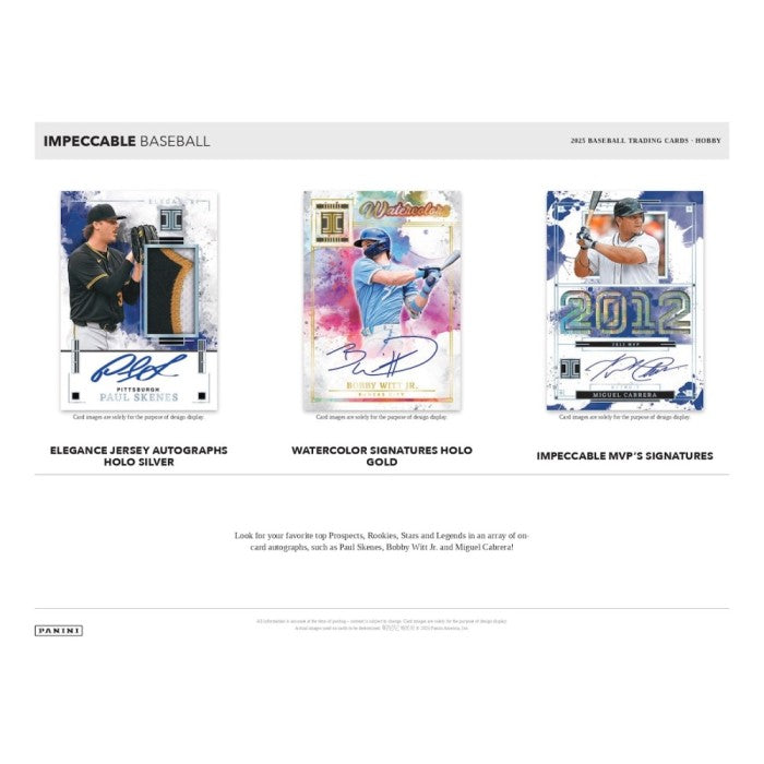 Panini 2025 Impeccable Baseball Hobby Box