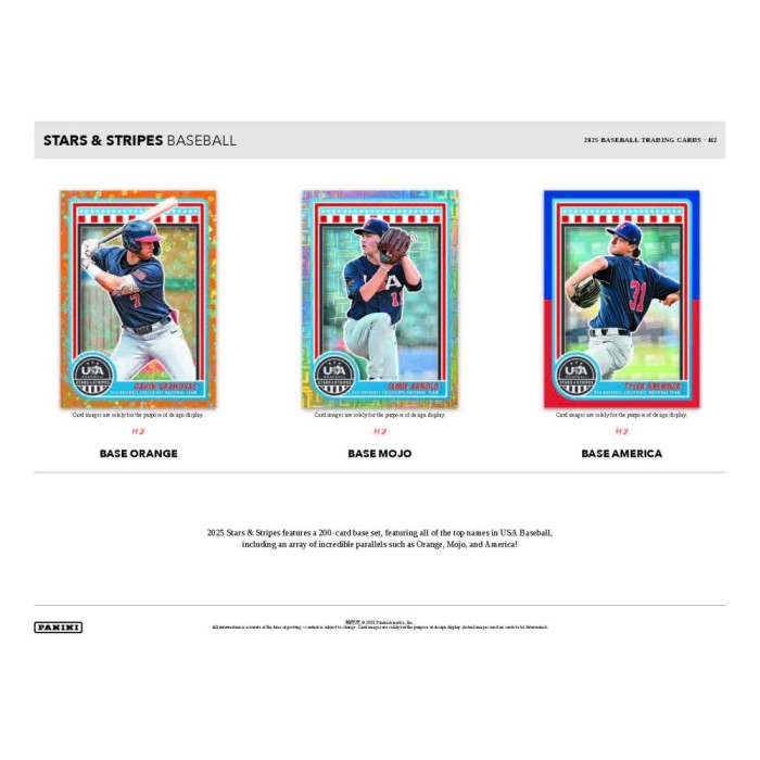 Panini 2025 USA Stars & Stripes Baseball H2 Box