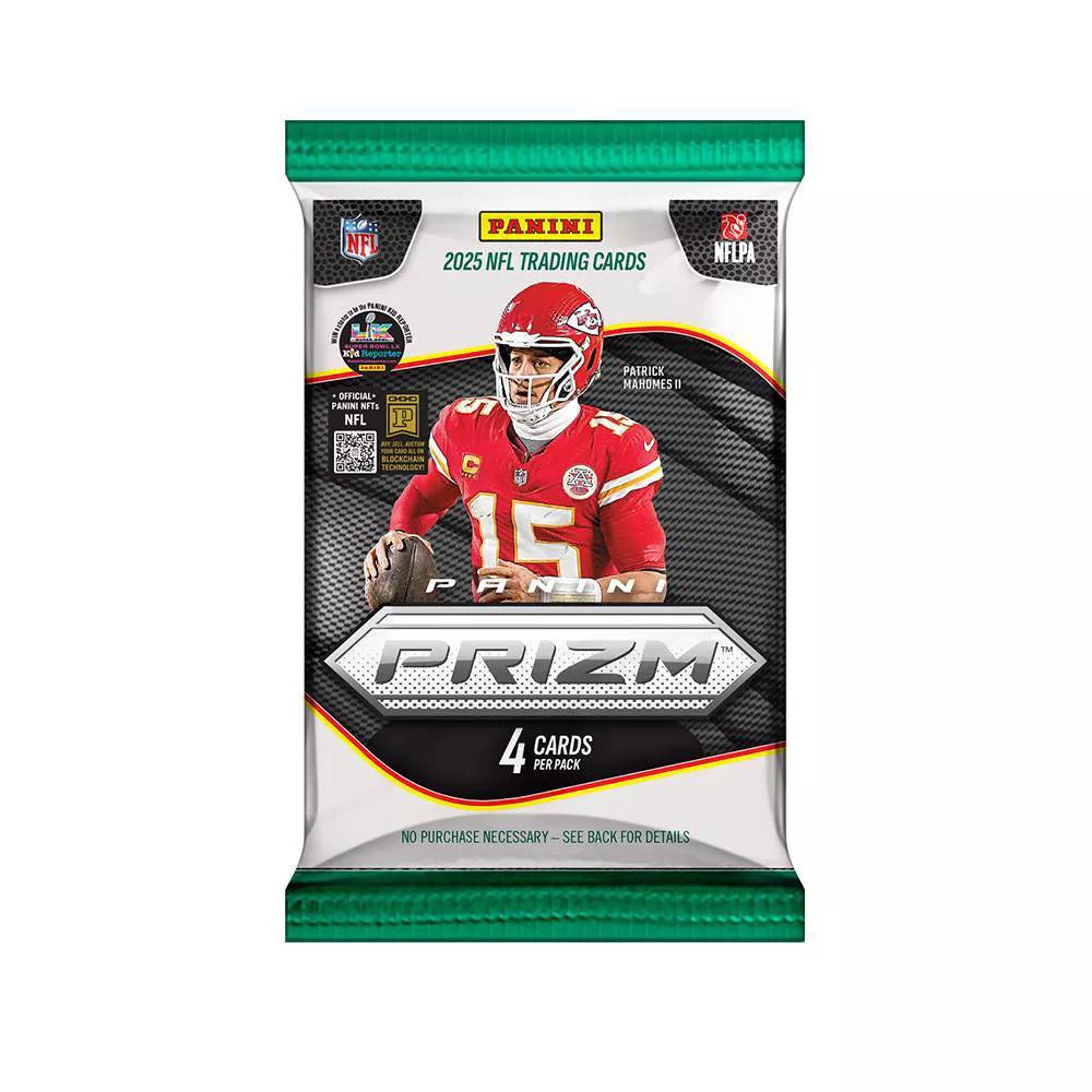 Panini 2025 Prizm Football 6-Pack Blaster Box (Disco Prizms)