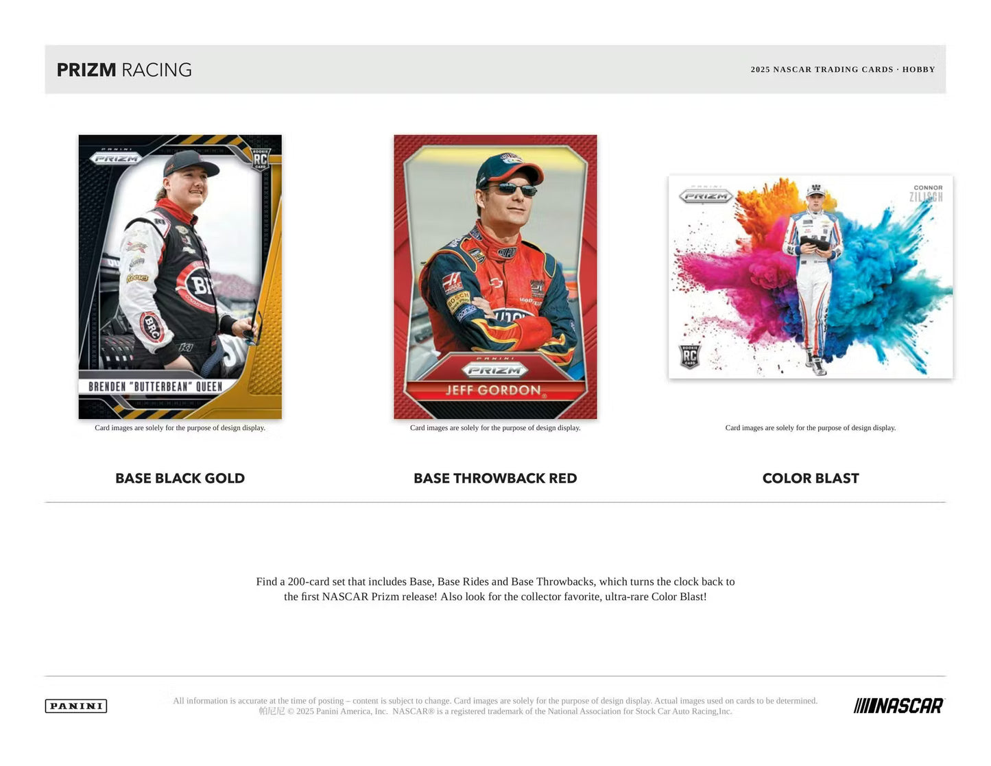 Panini 2025 Prizm NASCAR Racing Hobby Box